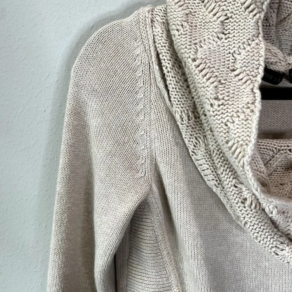 The Limited Cream Cowl Neck Sweater XS
